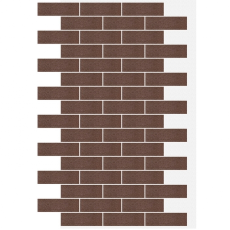 Фасадная панель АМК Кирпич однотонный 302